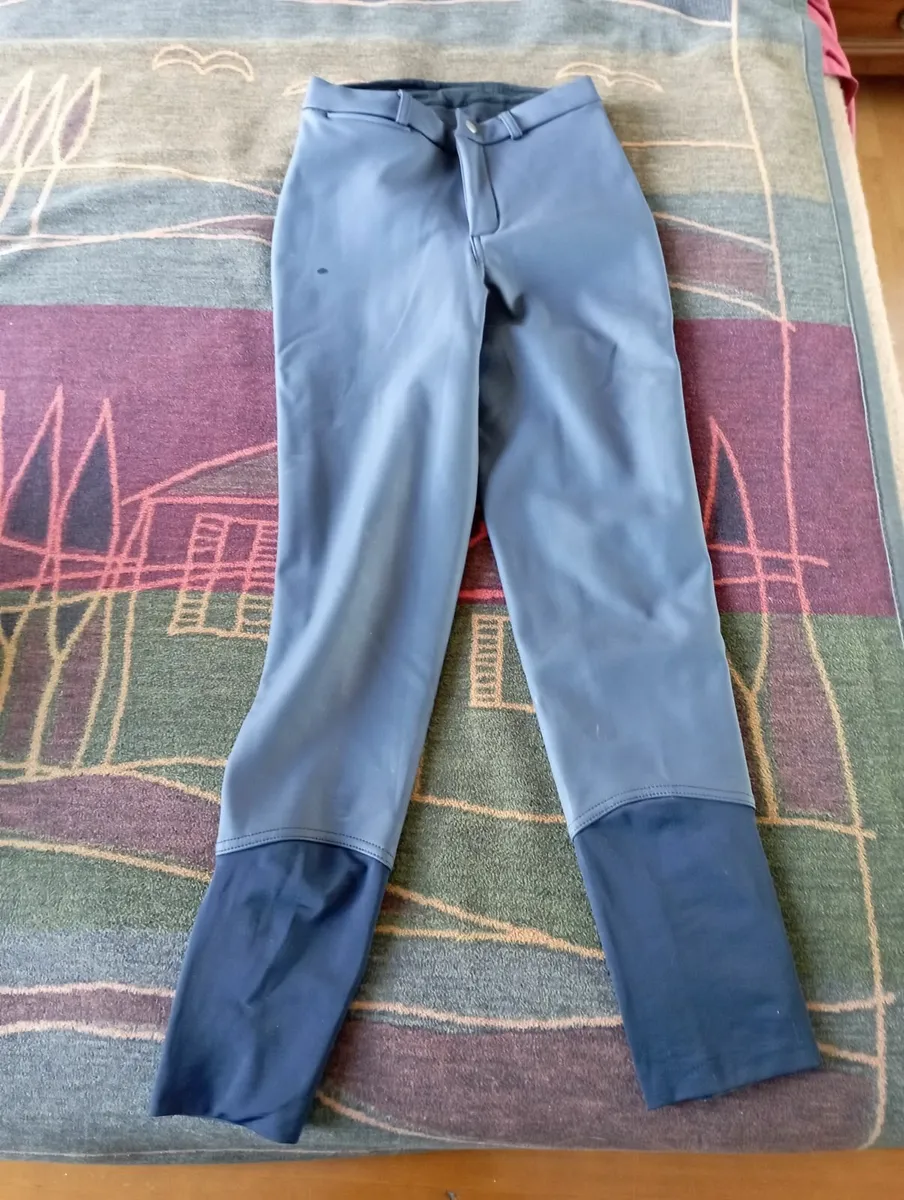 Kids'warm & water-repellent horse riding jodhpurs - Image 2