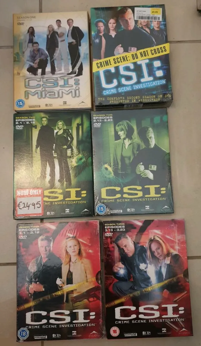 CSI: Miami & CSI Dvd Box Sets - Image 1