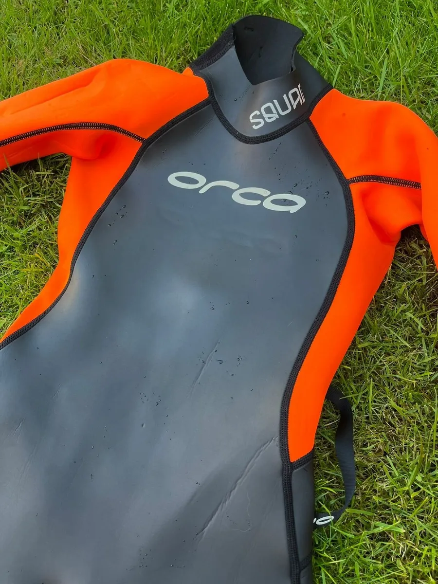 Orca Squad Junior High Visiblity Wetsuit - Image 1