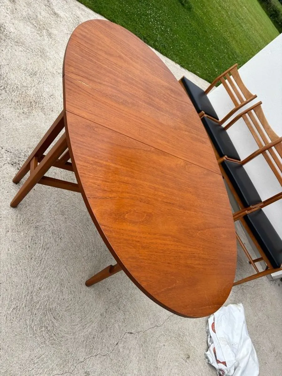 Vintage Drop leaf Dining Table - Image 4