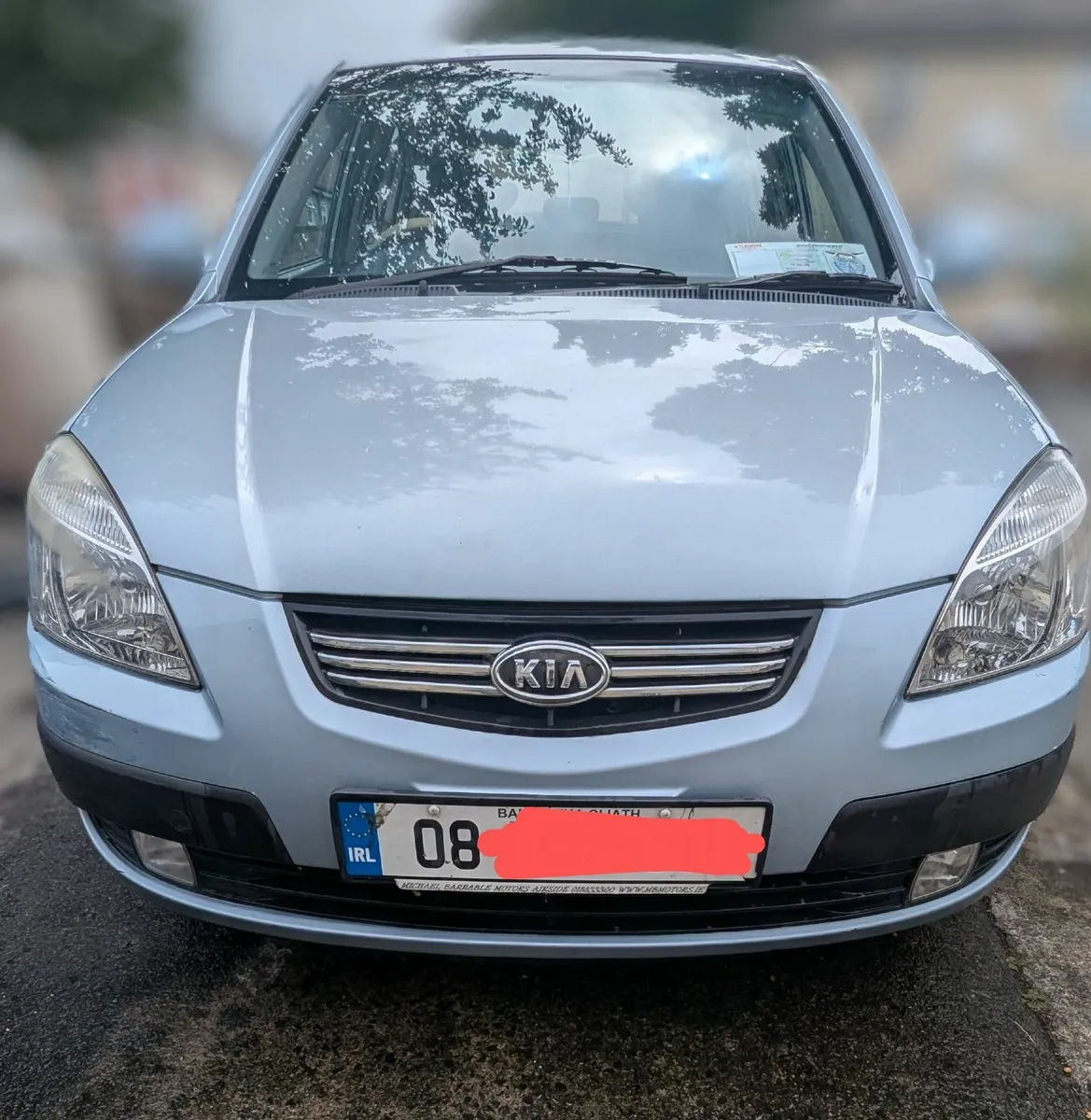 Silver Kia Rio 2008 1.4L NCT & TAX - Image 1