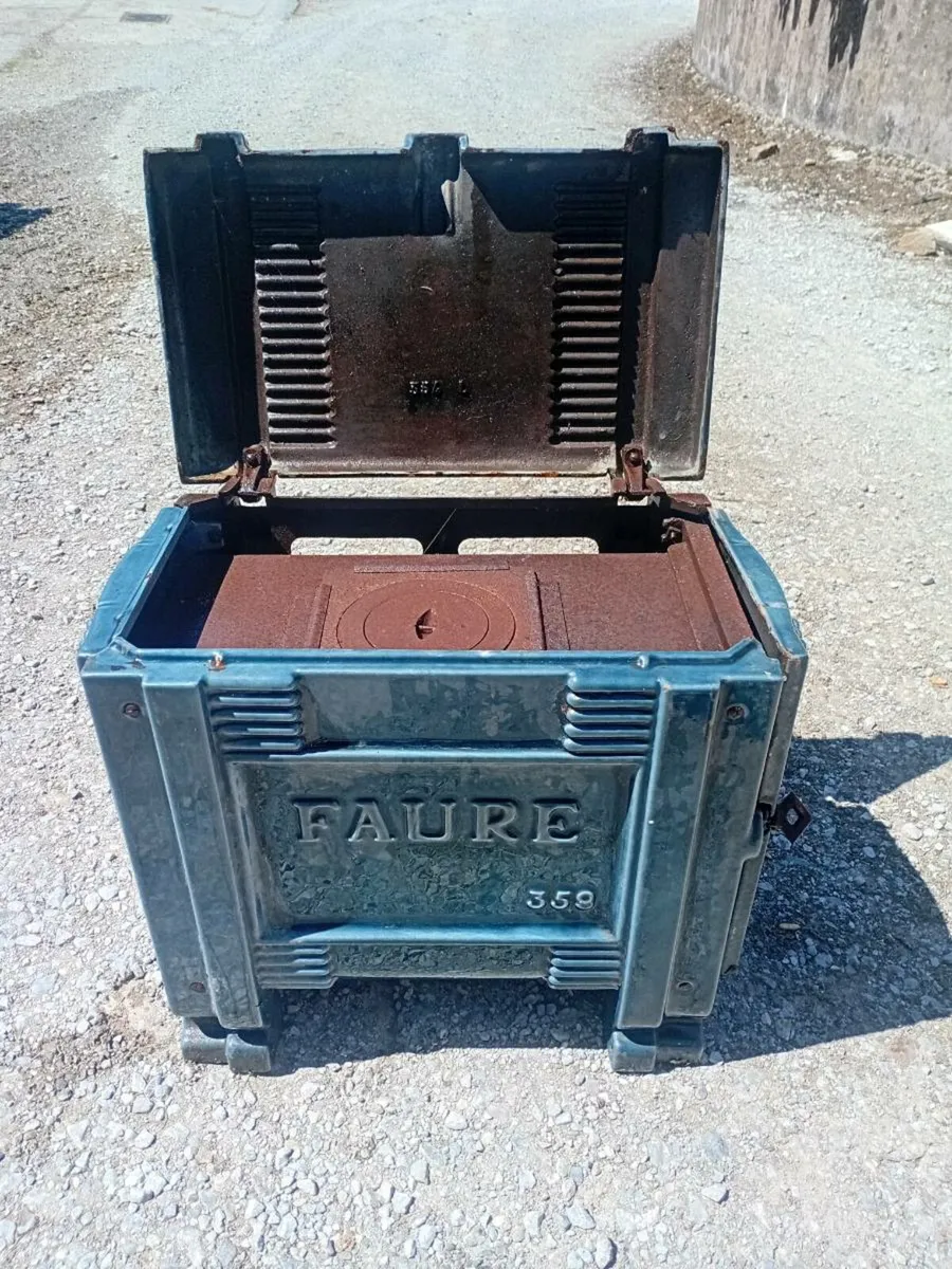 Vintage Faure Enamel Stove Model 359 - Image 3