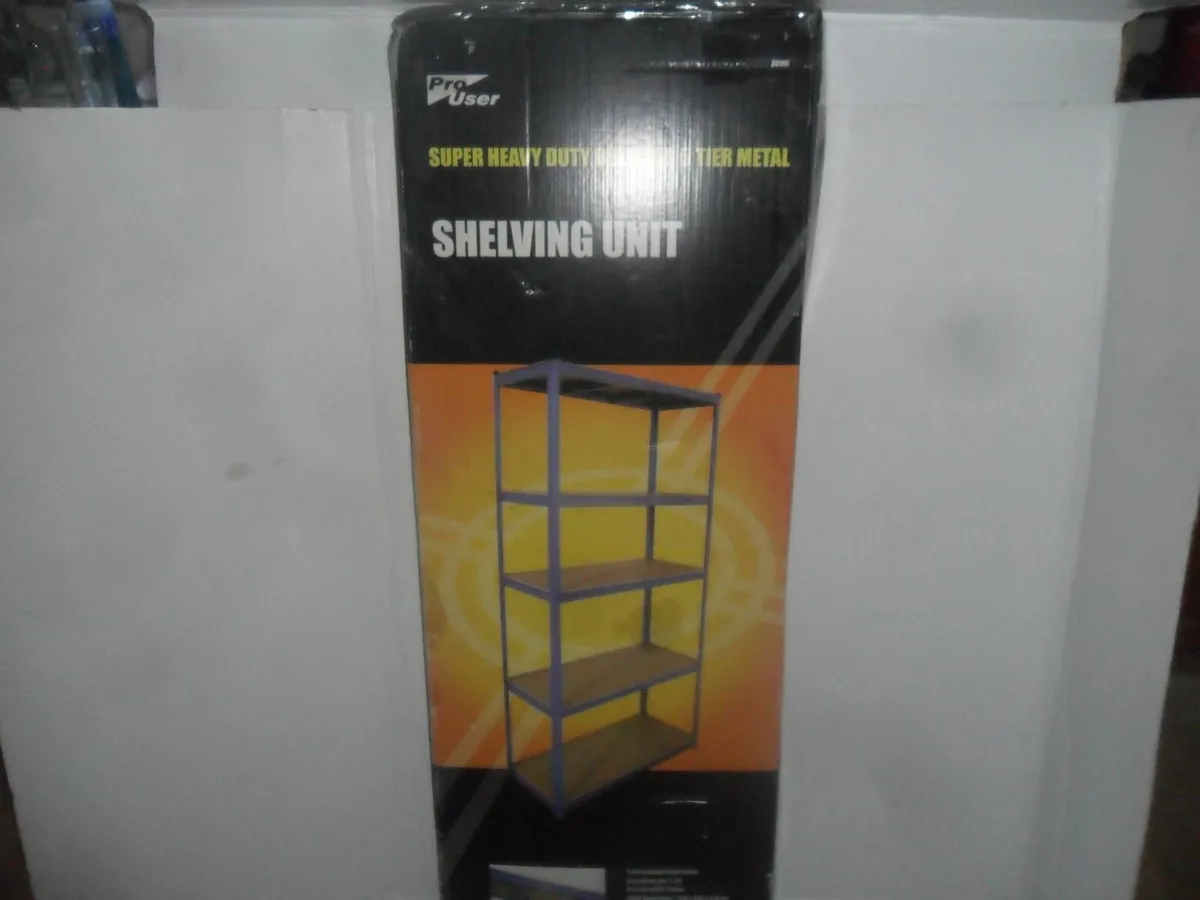 super heavy duty boltless 5 tier metal shelf - Image 1