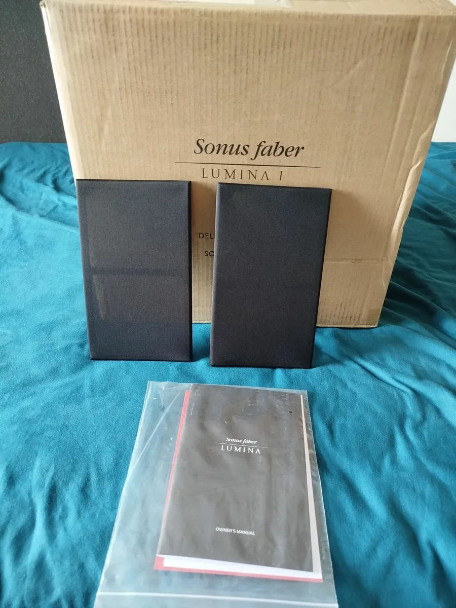 Sonus faber Lumina I walnut pair Italy brand speak - Image 4