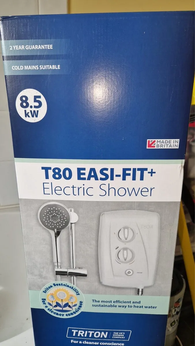 Triton T80 electric shower - Image 1
