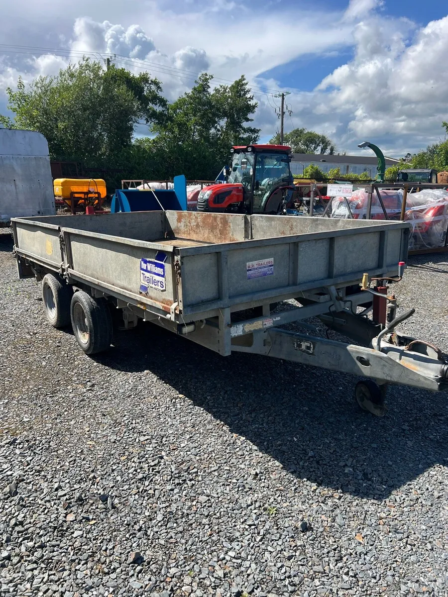 12ft IFOR WILLIAMS FLAT TRAILER - Image 1