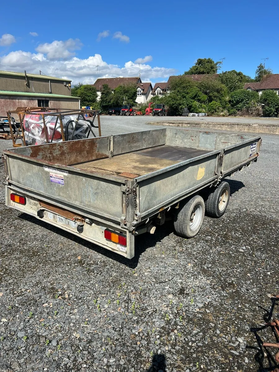 12ft IFOR WILLIAMS FLAT TRAILER - Image 4