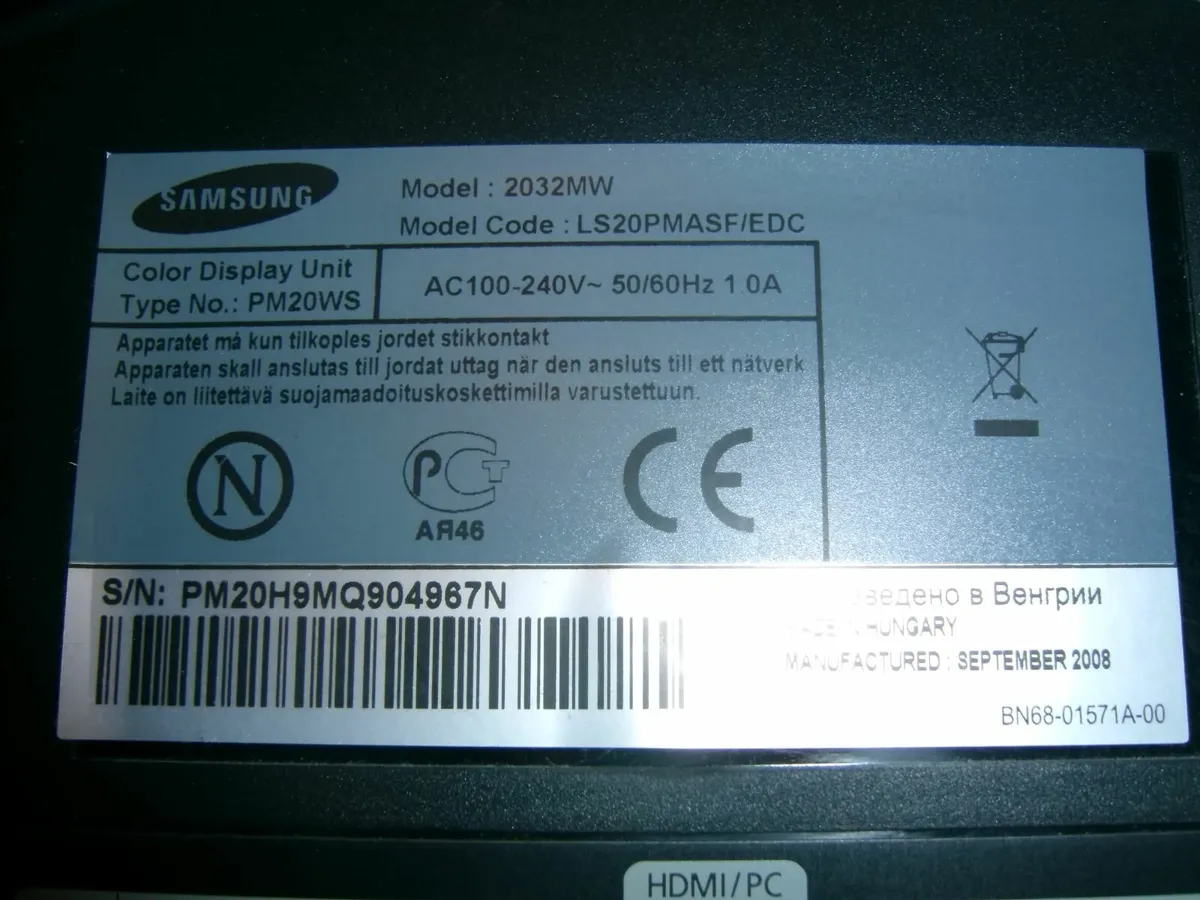 Samsung TV - PC monitor - Image 2