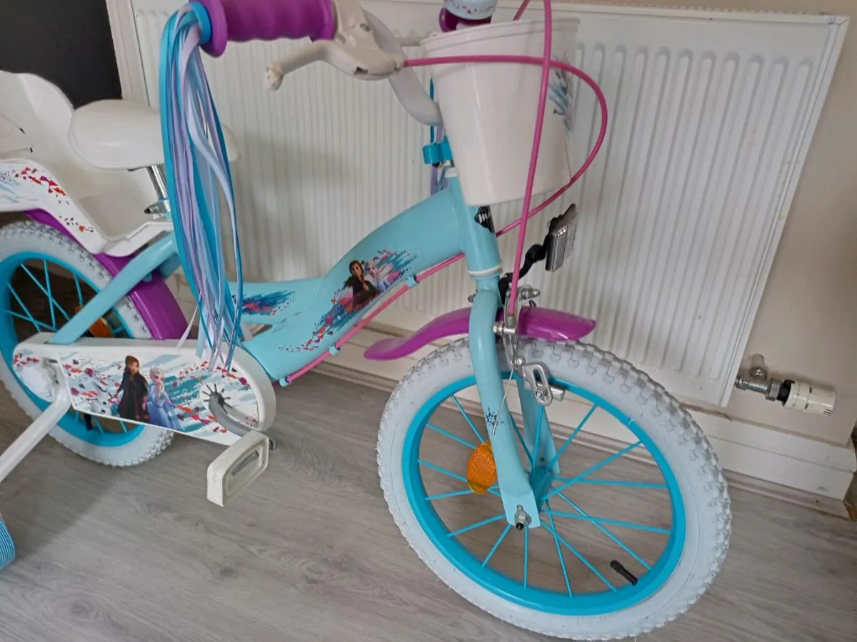 Kids Disney frozen bike size 16 inch wheels - Image 4