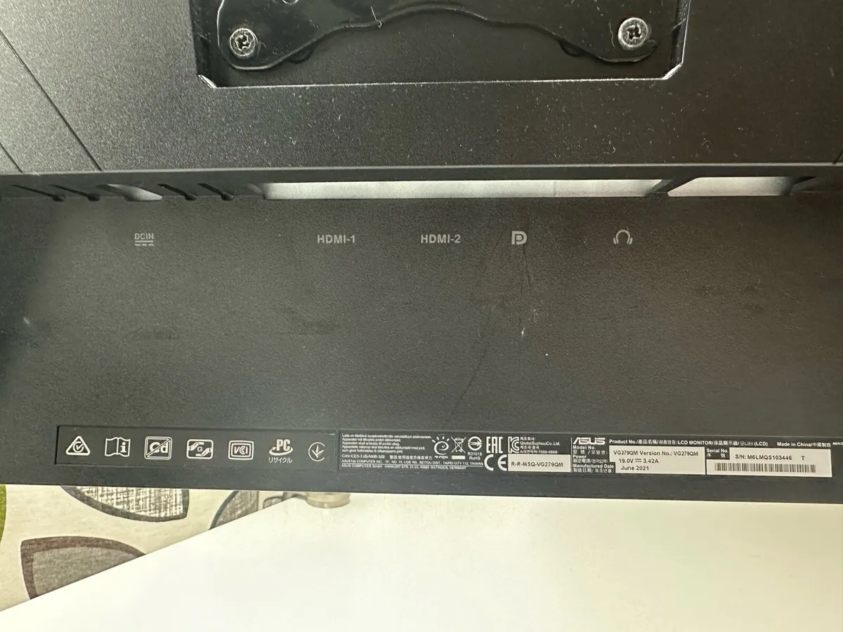 Asus 280hz monitor (VG279QM) - Image 2