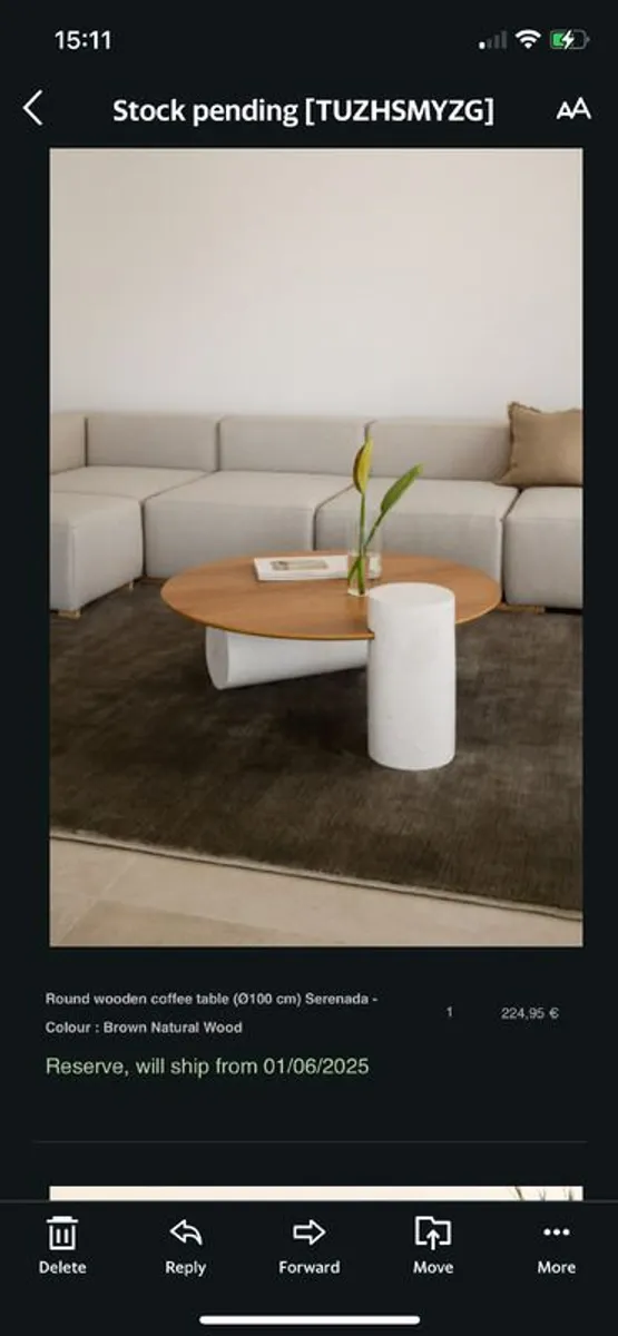 Coffee table - unused - Image 1