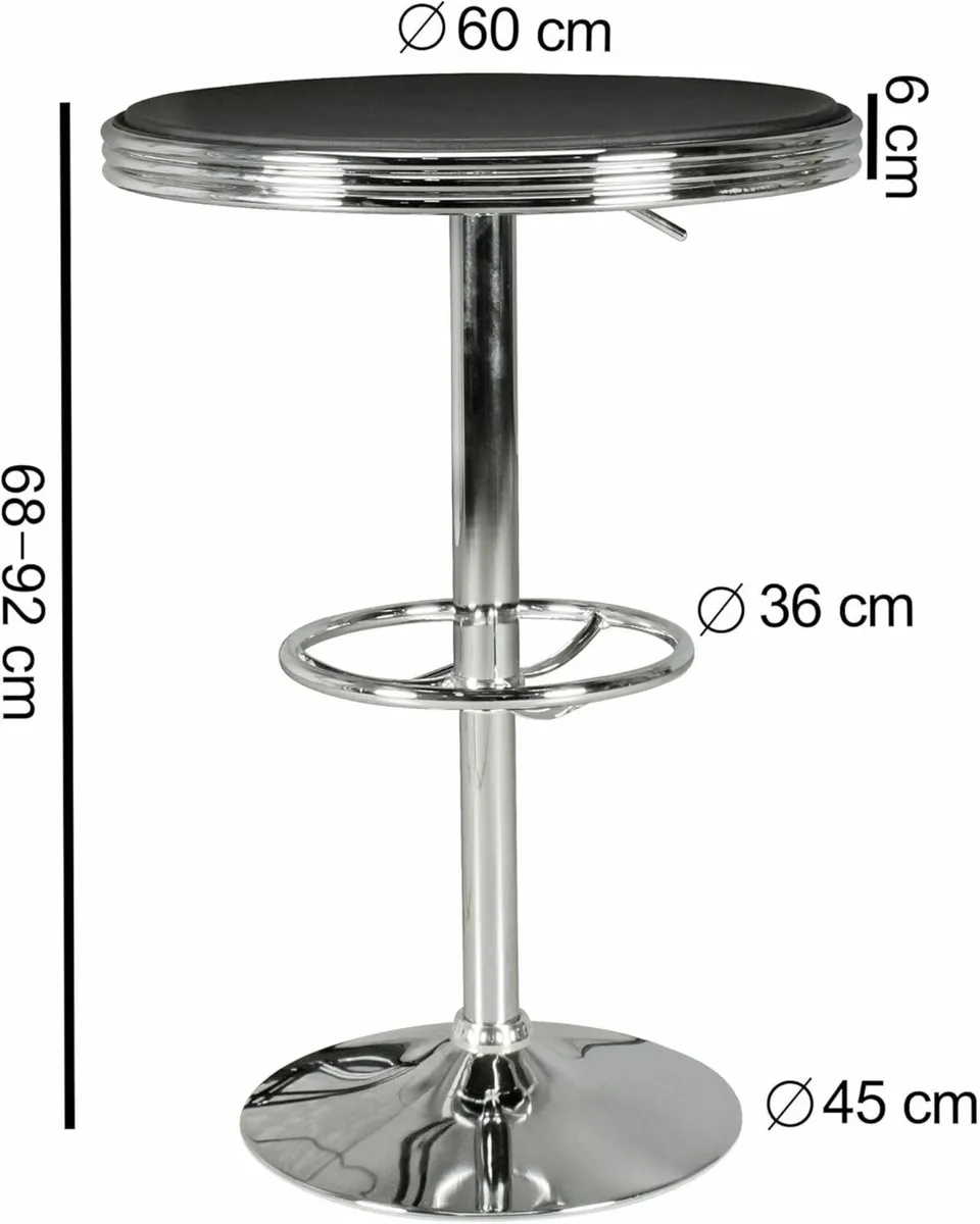 Leather Adjustable Tabletop with Built-in Footrest - Image 3