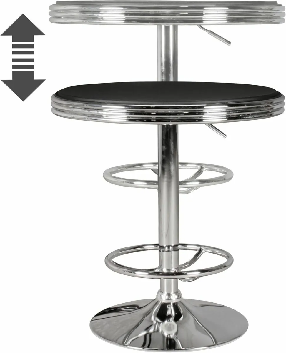 Leather Adjustable Tabletop with Built-in Footrest - Image 4