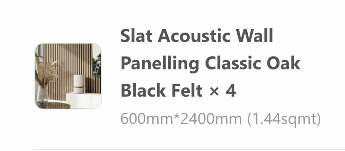 Acoustic wall panels oak - Image 2
