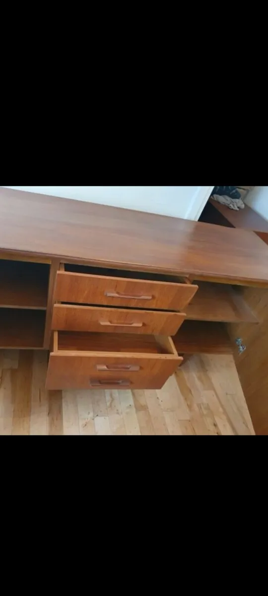 mid century solid teak sideboard - Image 3