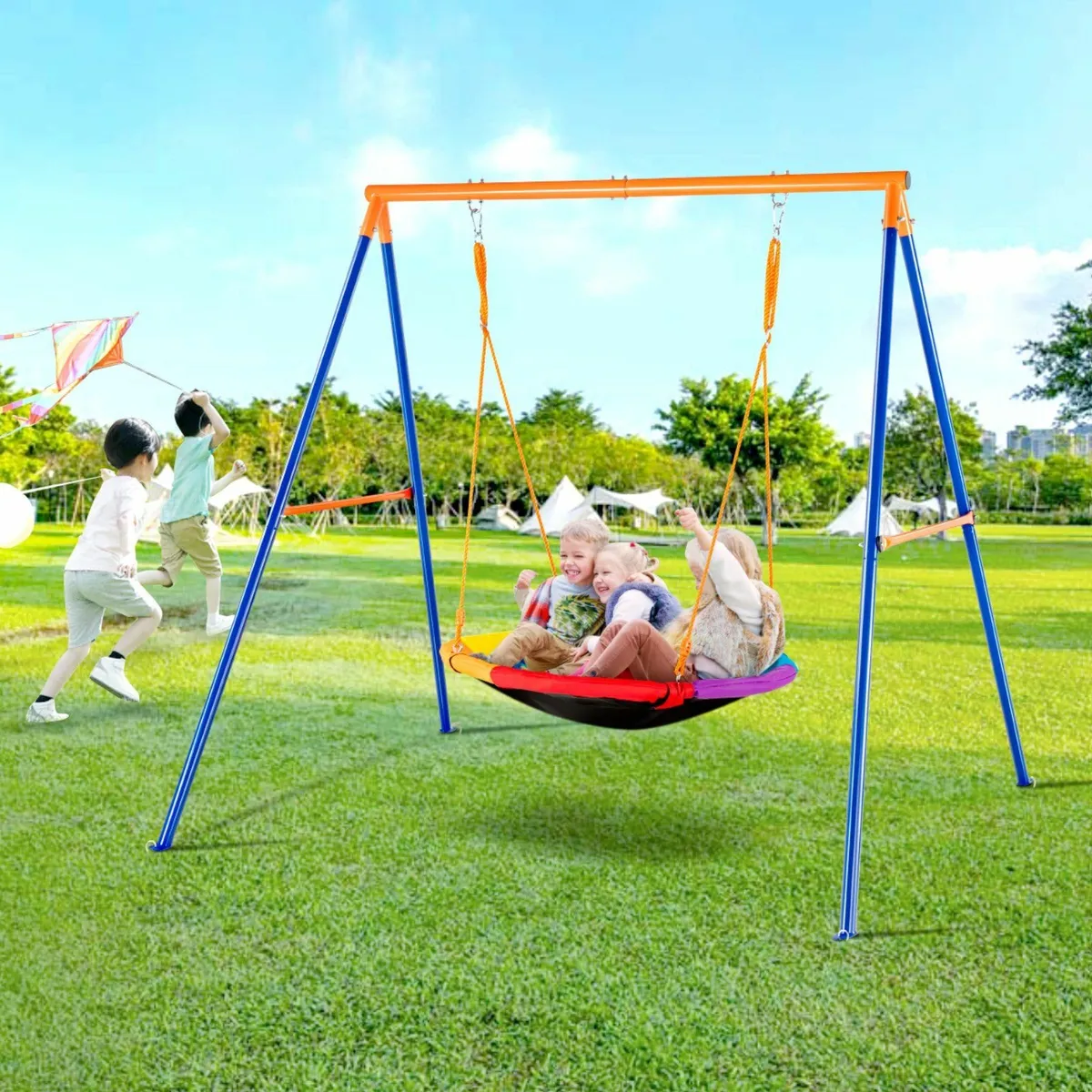 Swing Sets for Backyard 40in Saucer Swing Seat - Image 4