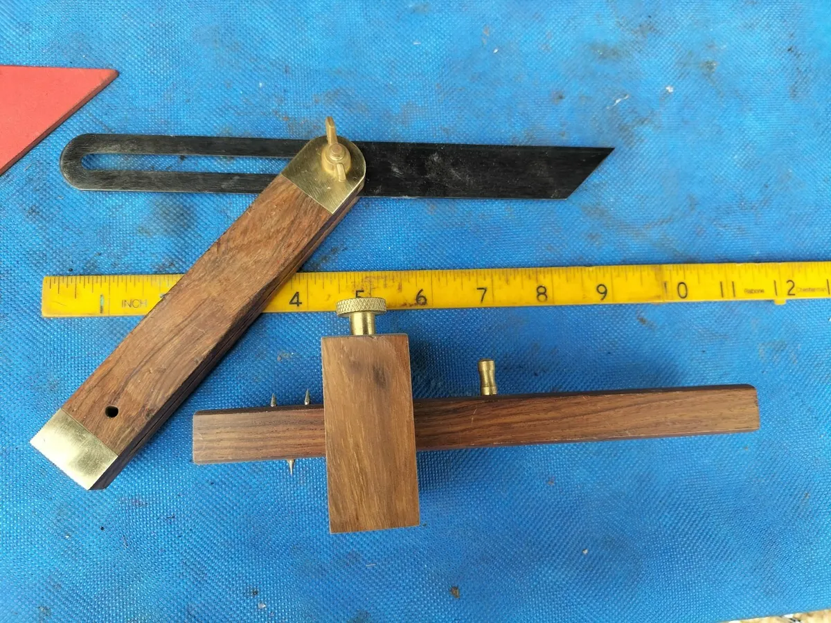 Carpenters Mortice Gauge & Bevel - Image 1