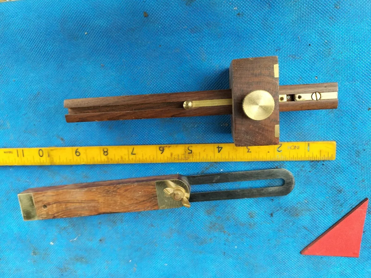 Carpenters Mortice Gauge & Bevel - Image 4