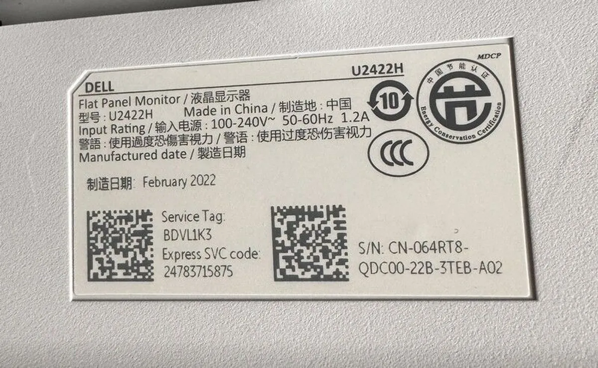 Dell UltraSharp 24 Monitor - Image 3