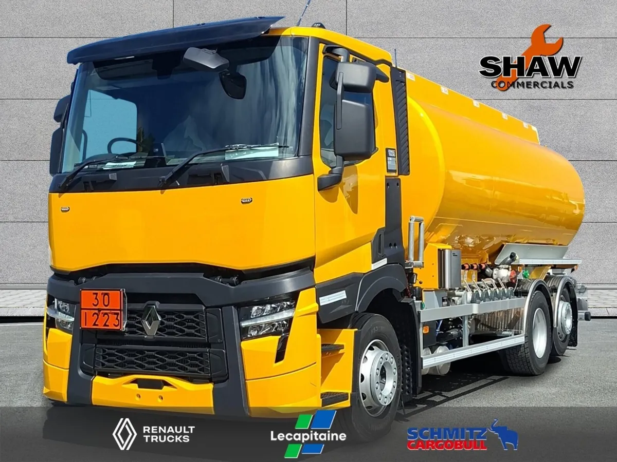 Renault T 380 6x2 Rear lift & steer Rigid Tanker - Image 1