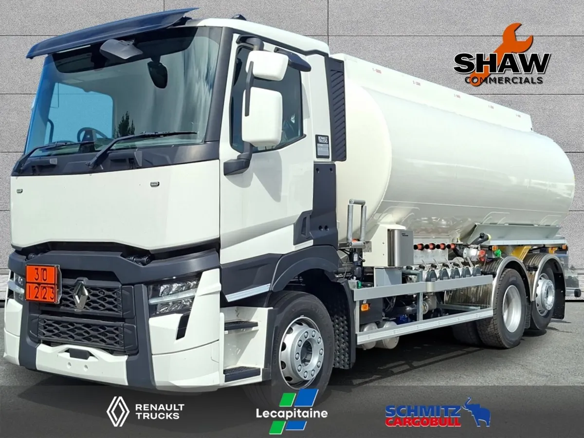 Renault T 380 6x2 Rear lift & steer Rigid Tanker - Image 1