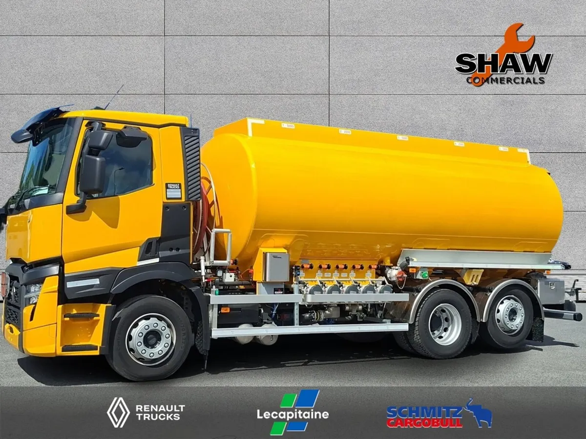 Renault T 380 6x2 Rear lift & steer Rigid Tanker - Image 2