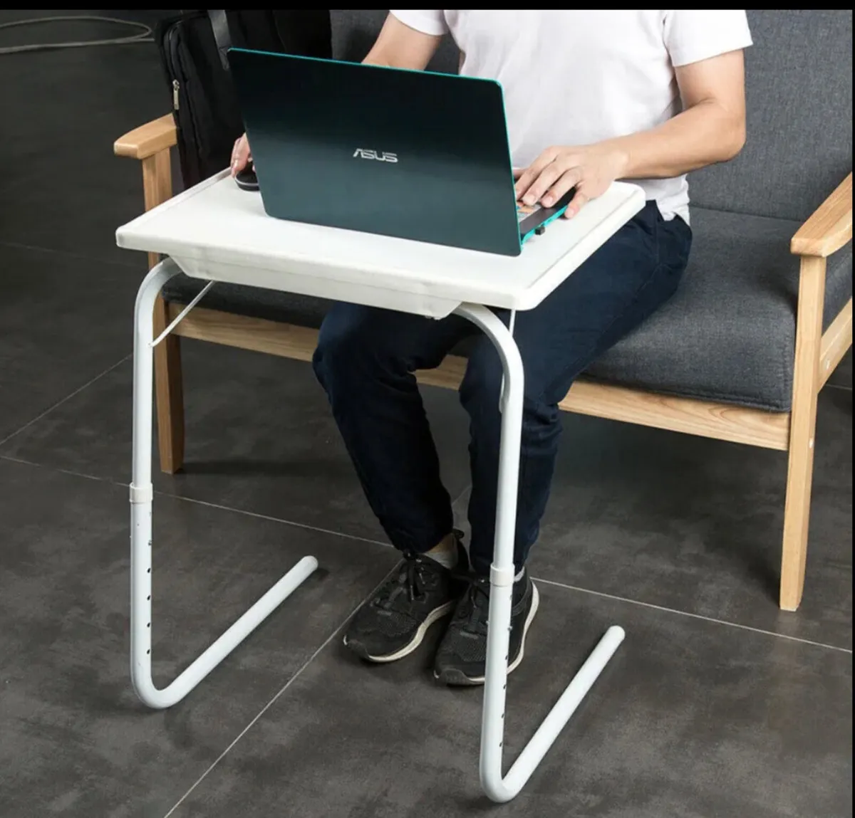 Folding Adjustable Laptop / Meal Table NEW - Image 4