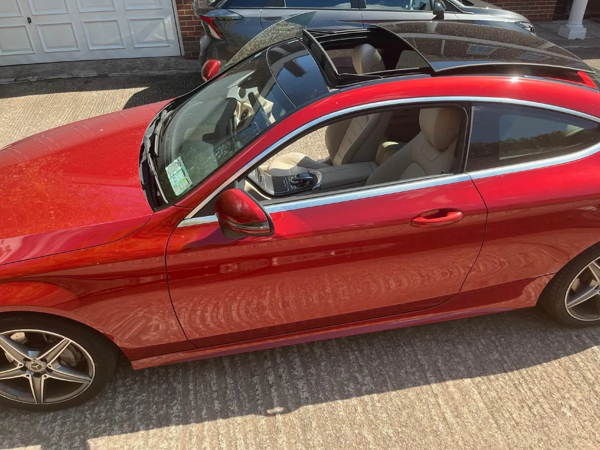 Mercedes coupe - Stunning red AMG Sports trim - Image 2