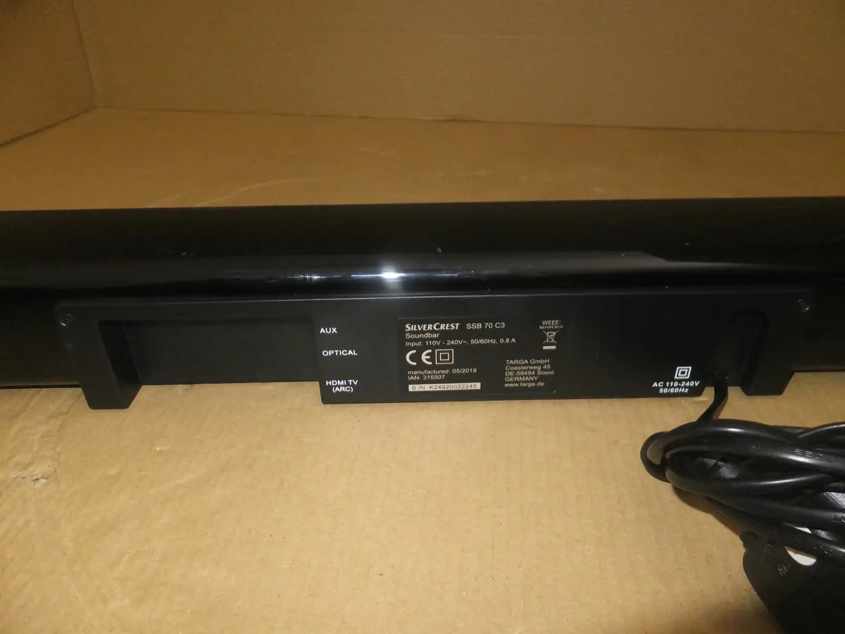 SilverCrest sound bar Bluetooth, AUX, USB - Image 4