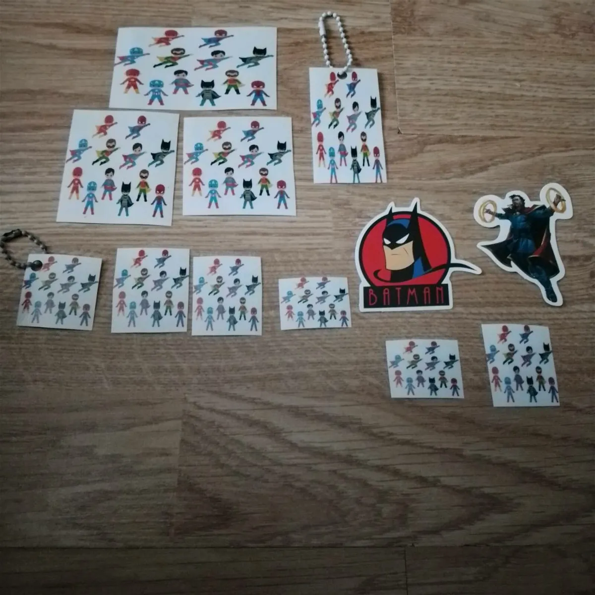12 item superhero mini creations set
