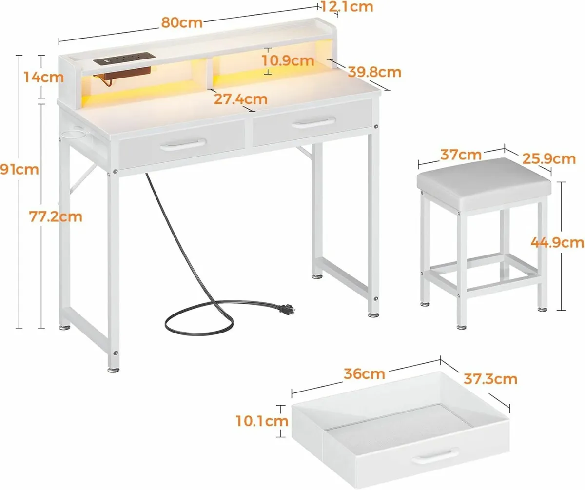 Dressing Table LED Lights Adjustable Brightness - Image 2