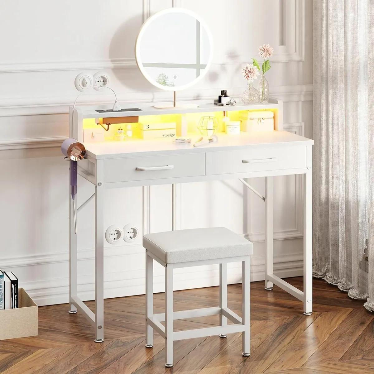 Dressing Table LED Lights Adjustable Brightness - Image 1