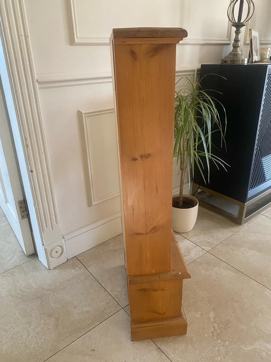 Tall Brown Unit with Two Drawers - Image 4