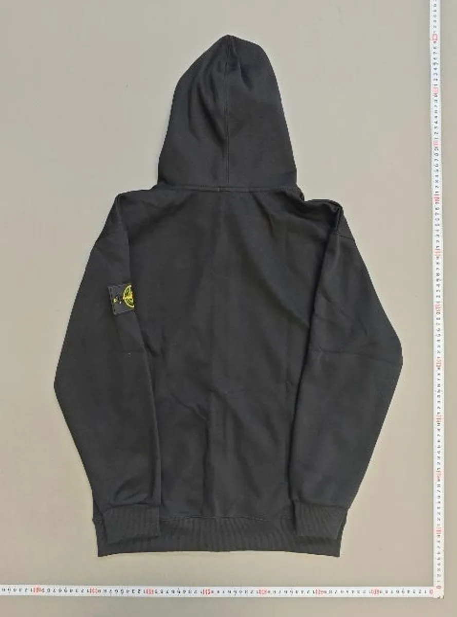 Stone Island zip up, size M, black - Image 2