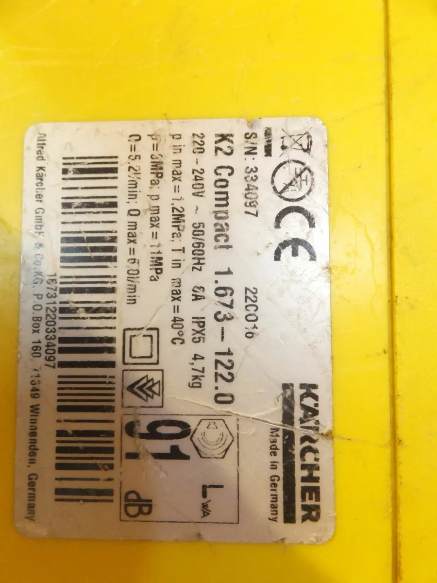 Karcher Power Washer - Image 2
