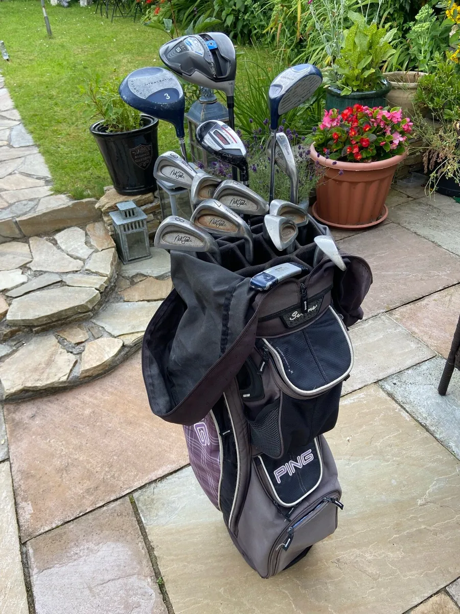 Golf.  Clubs.  &.   Bag - Image 1