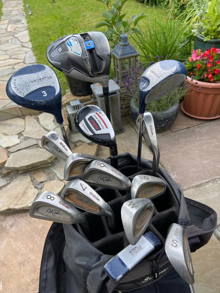 Golf.  Clubs.  &.   Bag - Image 2