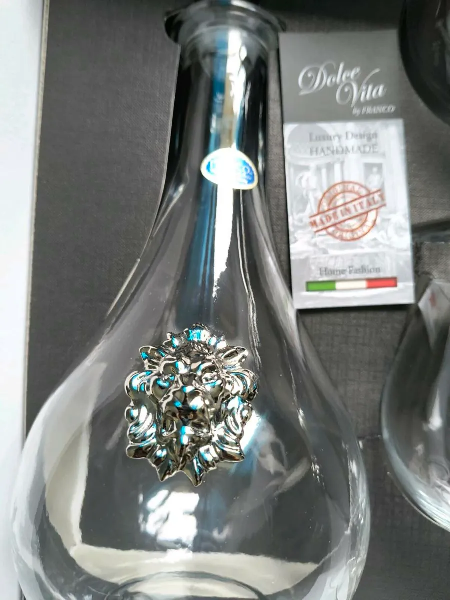 Luxury Handmade Crystal Set Made in Italy - Image 4