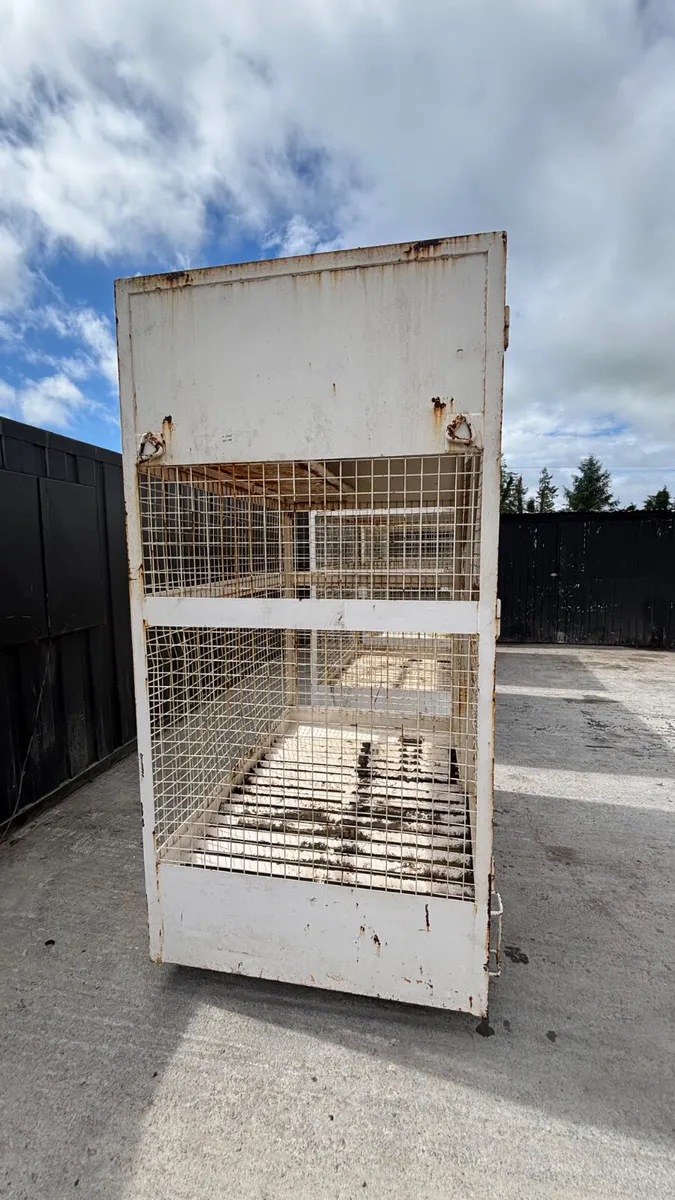 Steel Storage Cages With Drip Tray - Image 4