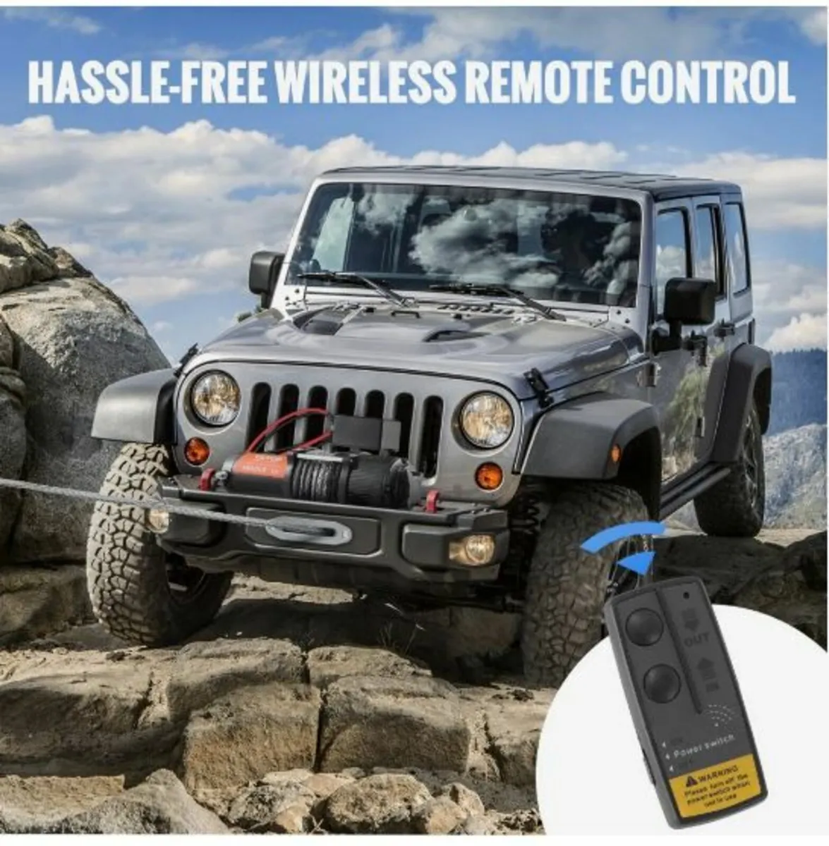 Electric Winch, 12V 4500 lb Load Capacity - Image 4