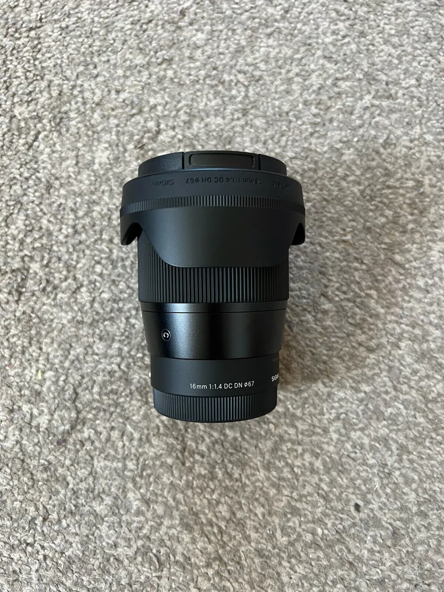 Sigma 16mm F1.4 Sony E Mount - Image 1