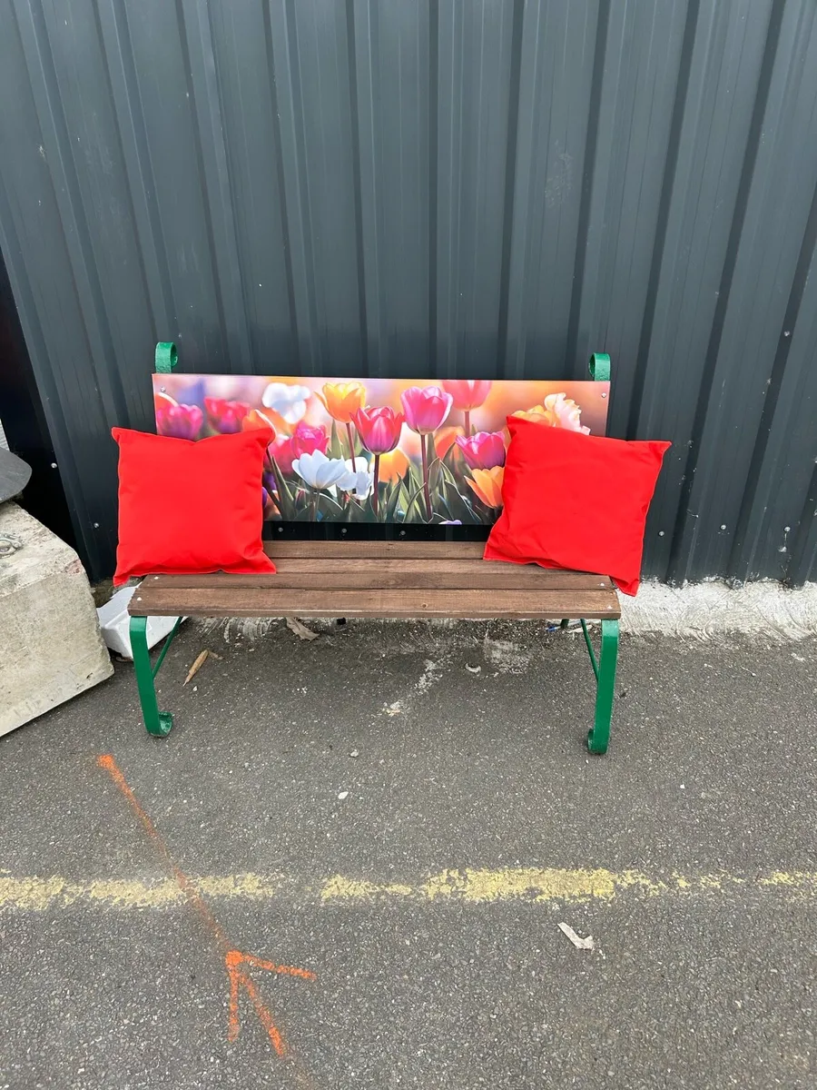 Cast iron garden bench - Image 2