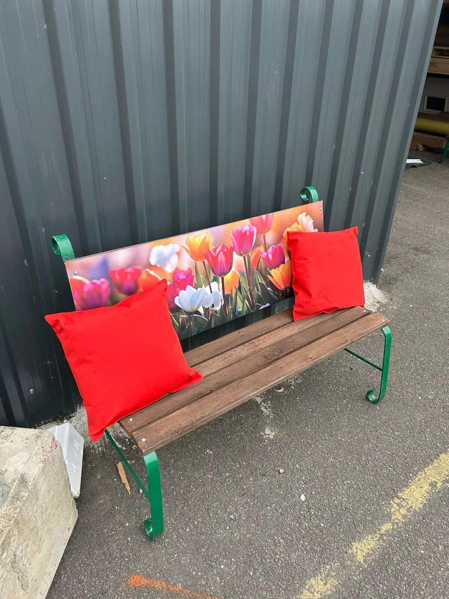 Cast iron garden bench - Image 3
