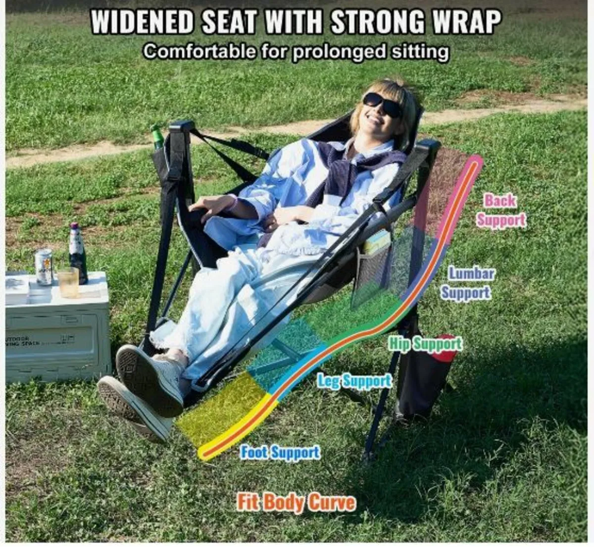Camping Chair Hammock Chair 300 lbs - Image 2