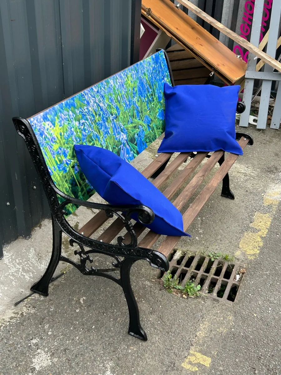 Cast iron garden bench - Image 2