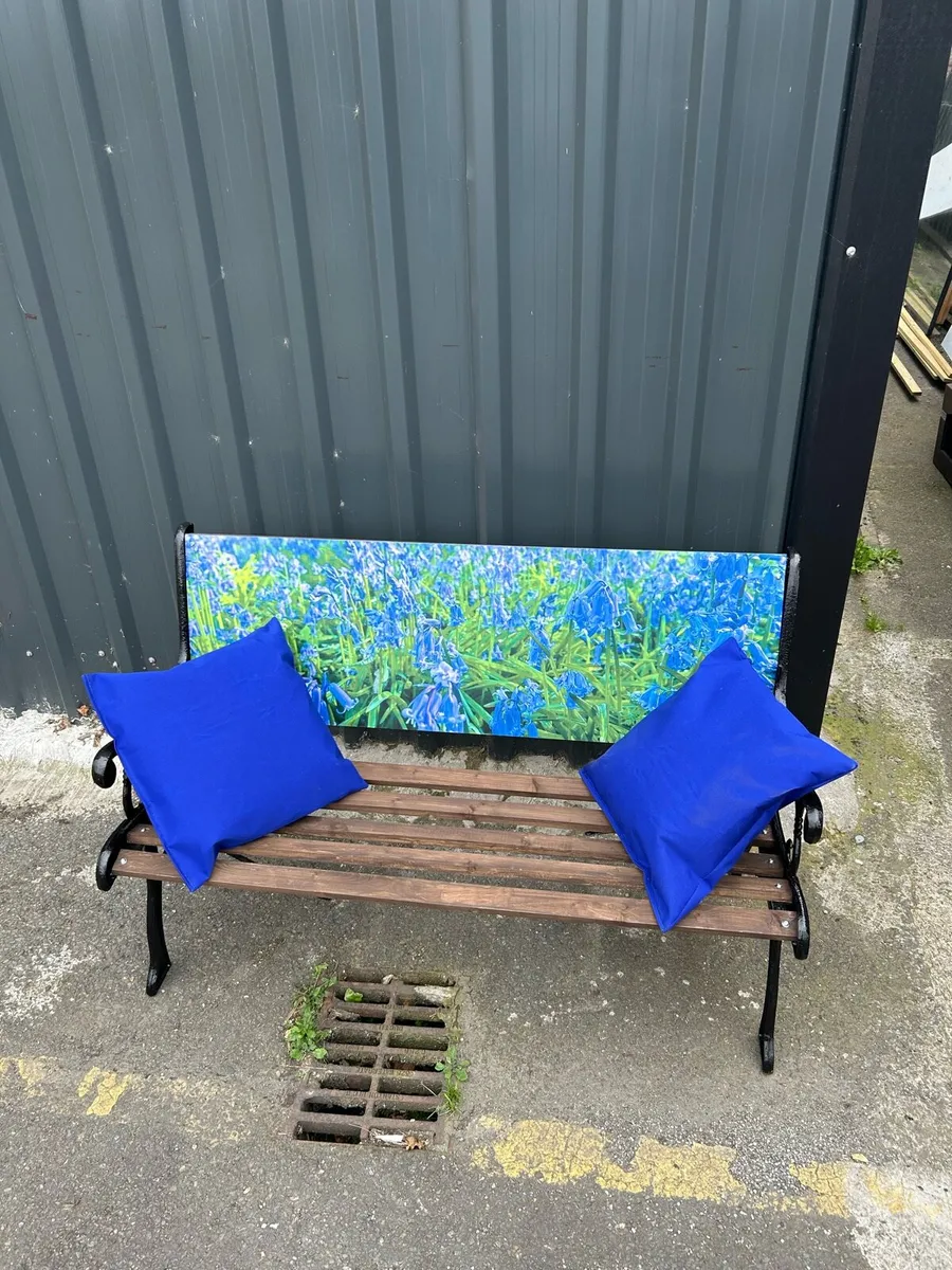 Cast iron garden bench - Image 4
