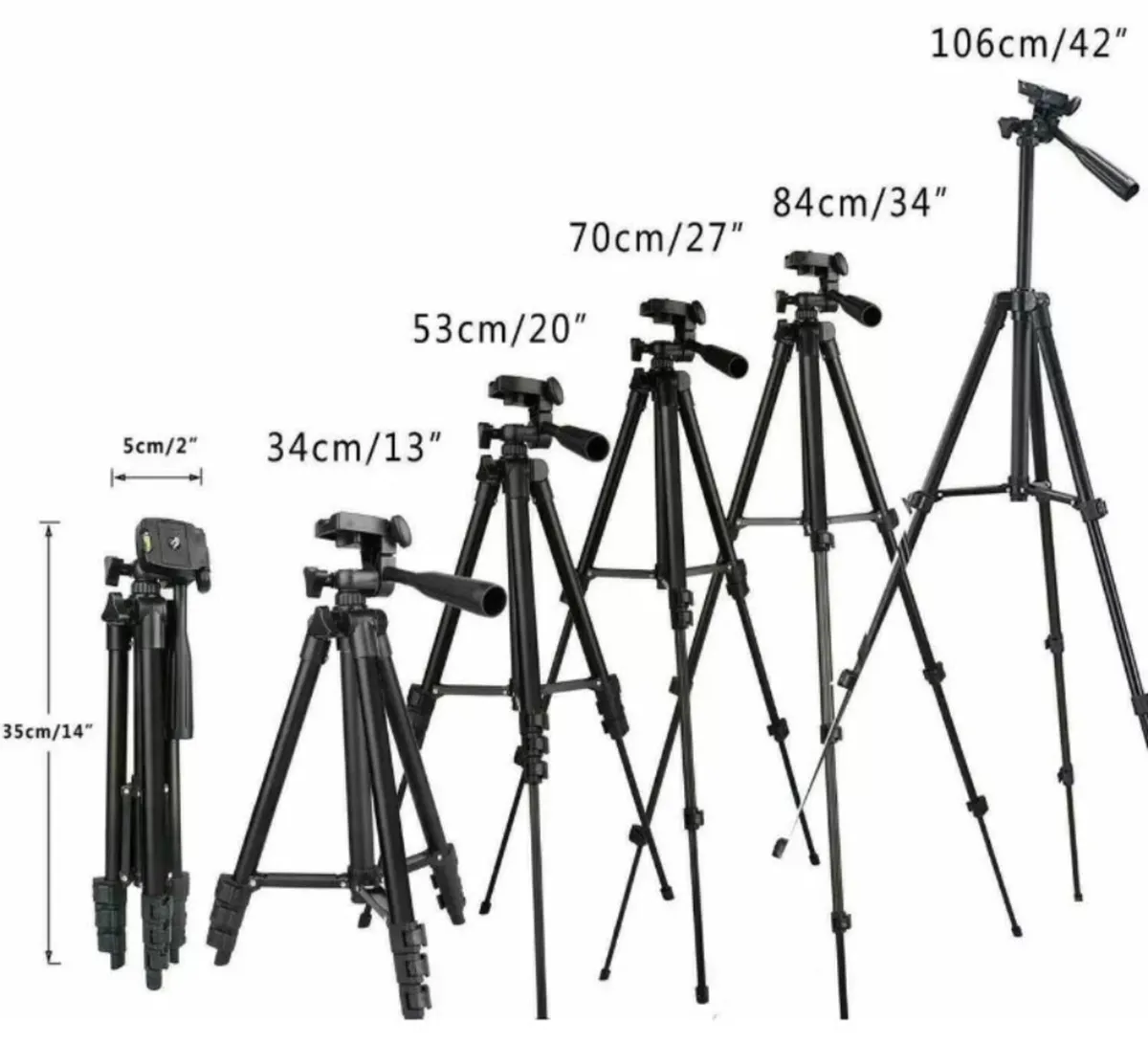 NEW Universal Tripod Stand for Camera Phone etc - Image 2
