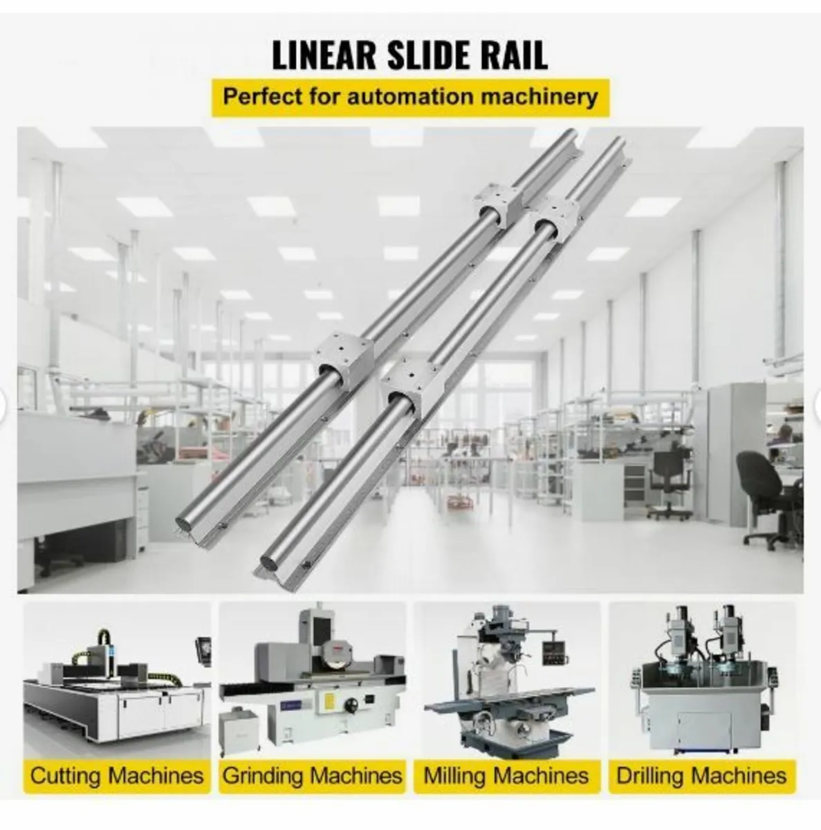 Linear Rail Guide 2X SBR16-600 mm - Image 2