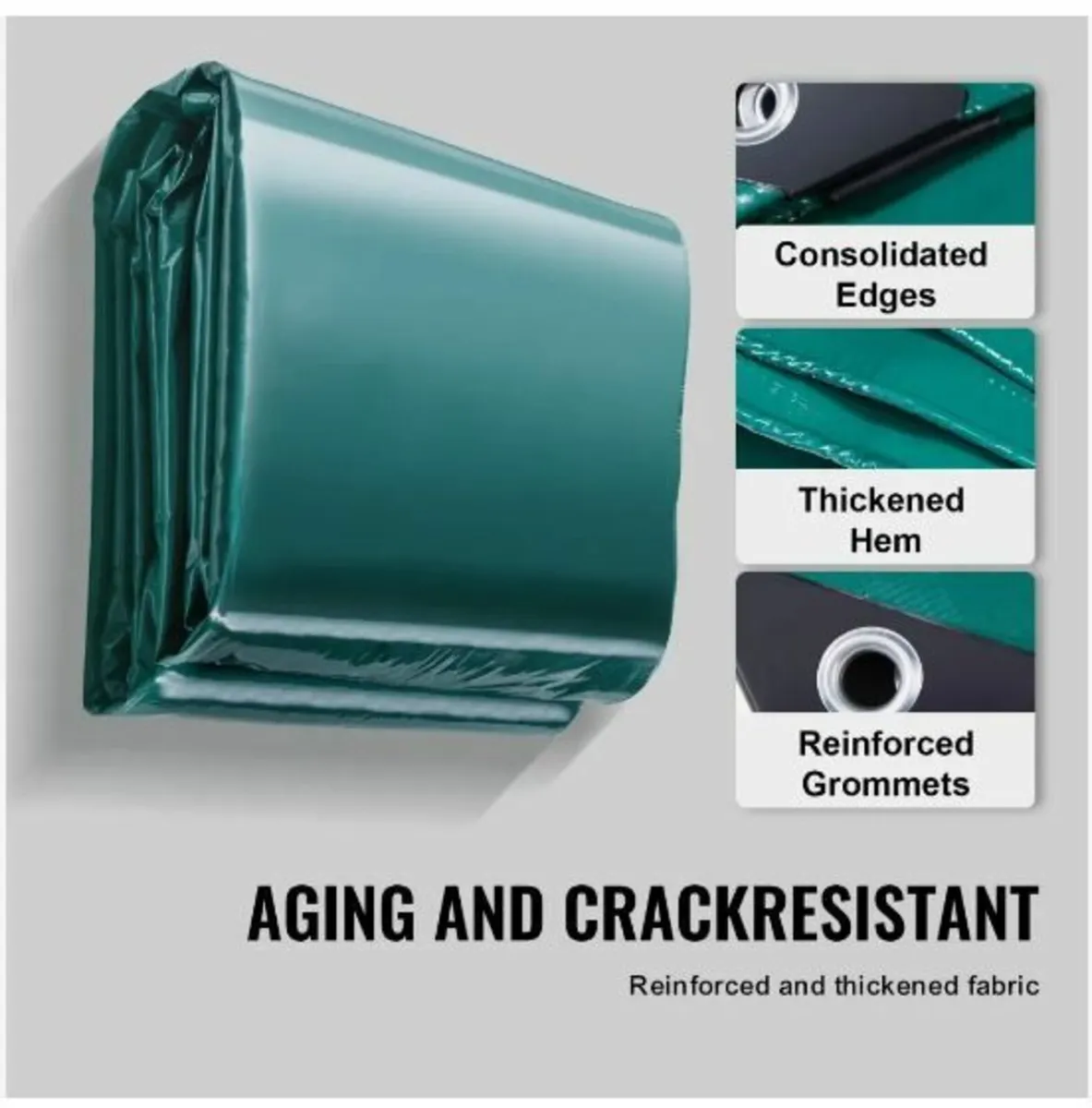 PVC Waterproof Tarp 16.5 x 29.5 ft - Image 2