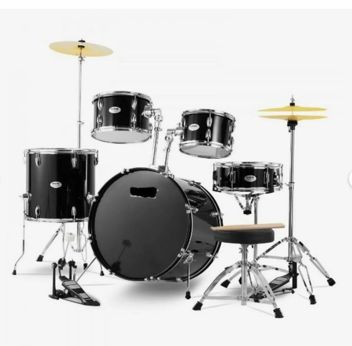 Adult Drum Set 5-Piece 22 in Complete Full Size - Image 1